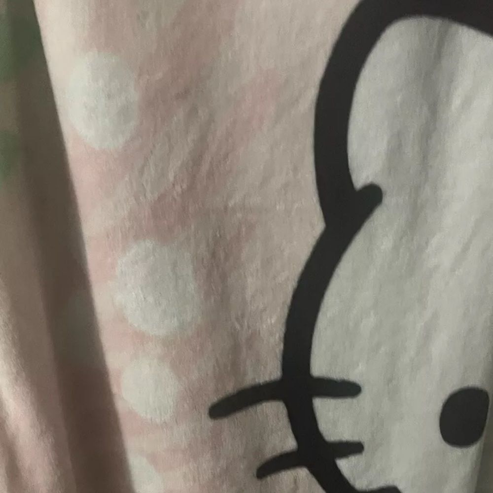 Sanrio 2024 Hello Kitty Cat Tropical Blanket Soft Throw 60x40 RARE - Picture 5 of 16